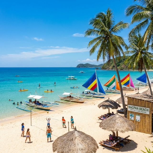 Beach activities at Nacpan Beach